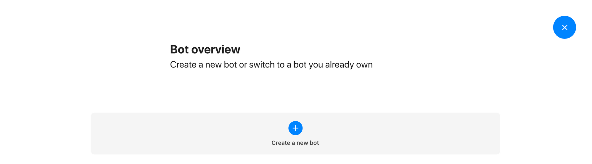 Bot-overview-page-where-you-can-create-a-new-bot