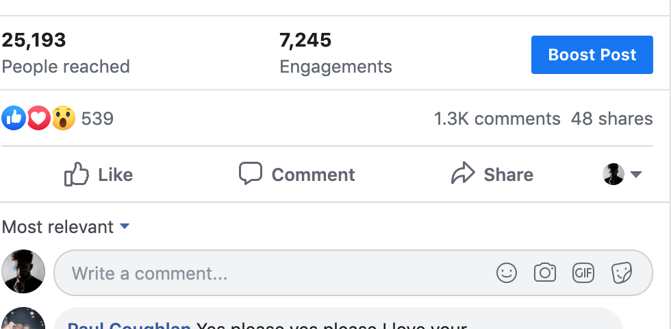 Turno-Facebook-engagement-post-statistics