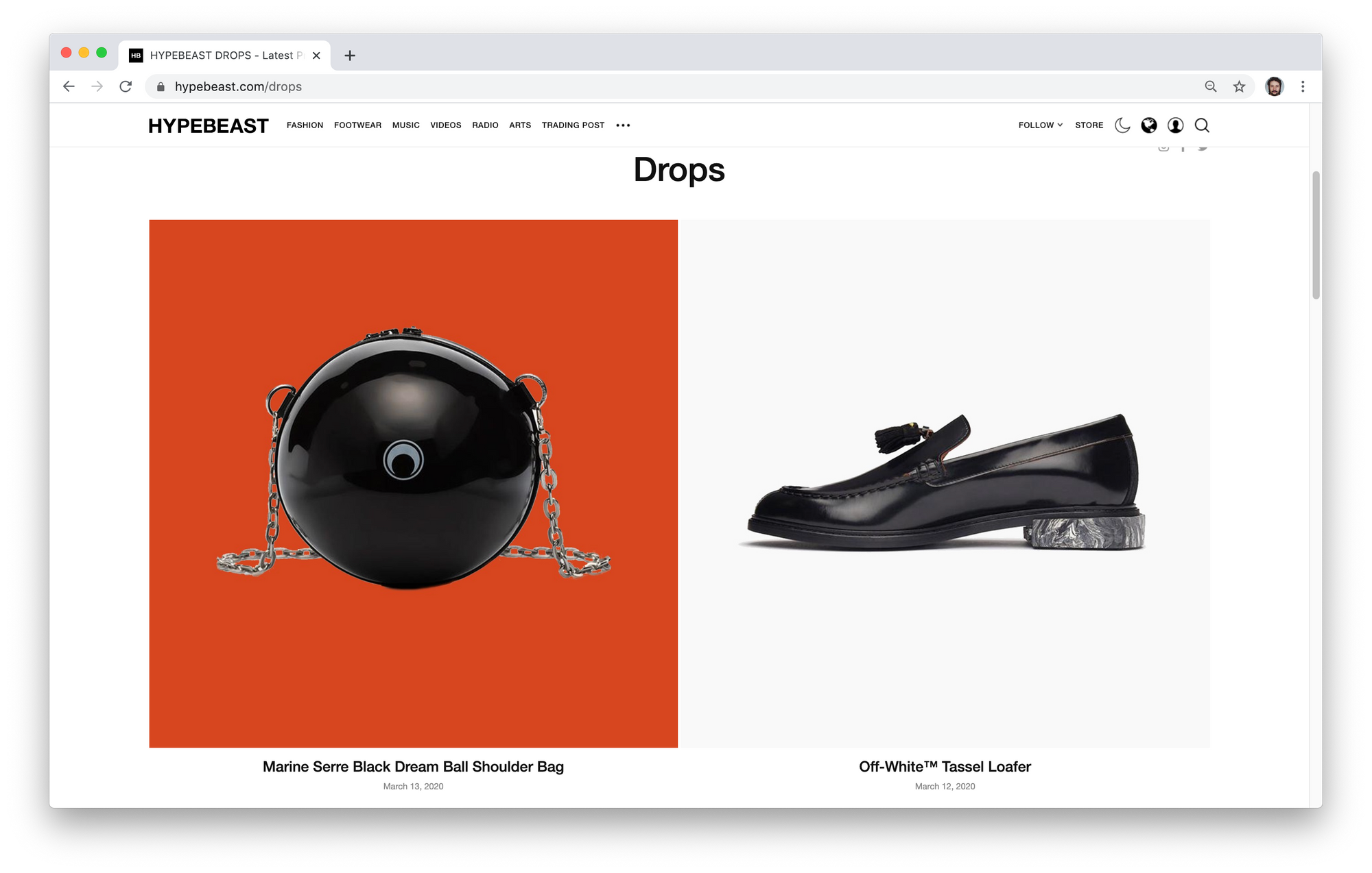 Example-of-an-online-store-showing-product-drops