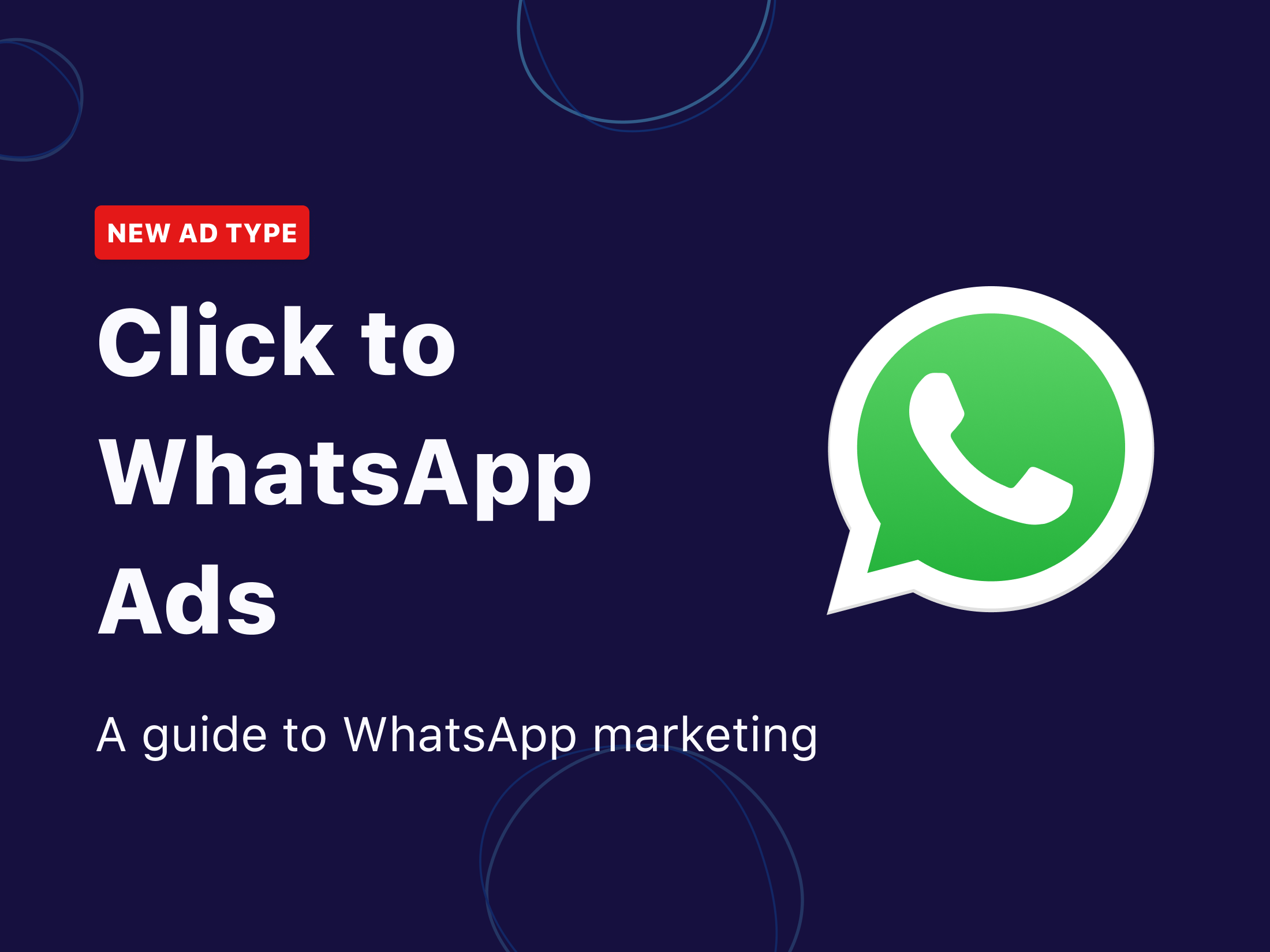 Facebook whatsapp click to chat ads