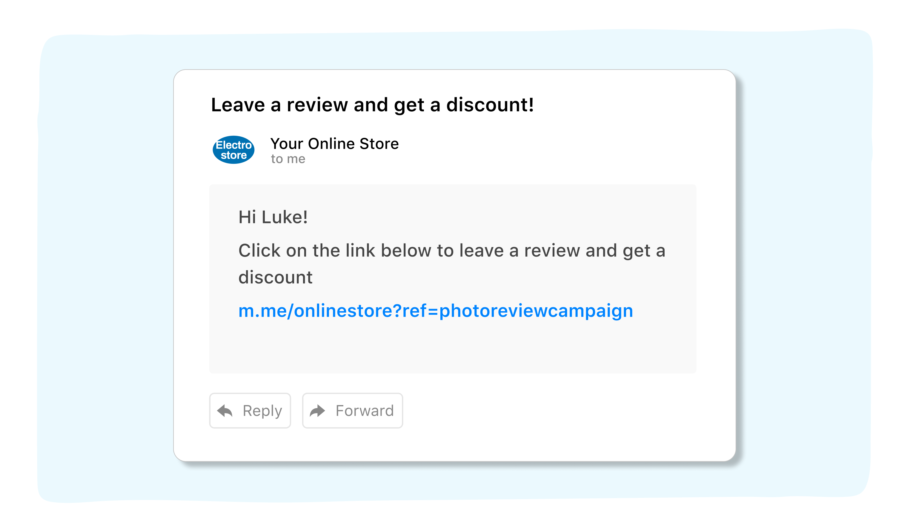 Photo-review-campaign-direct-link-in-email